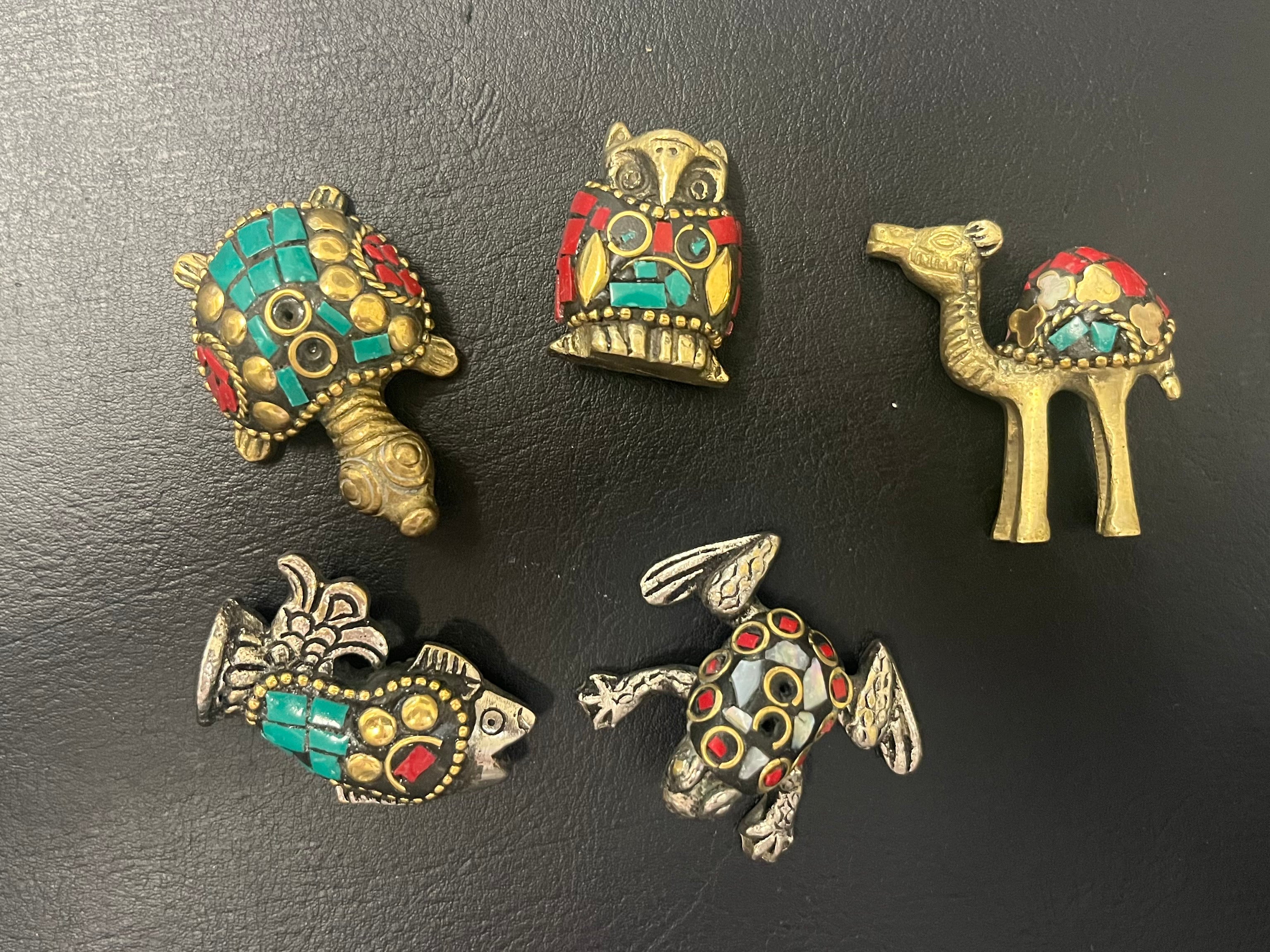 Metal Mosaic Animal Incense Holder