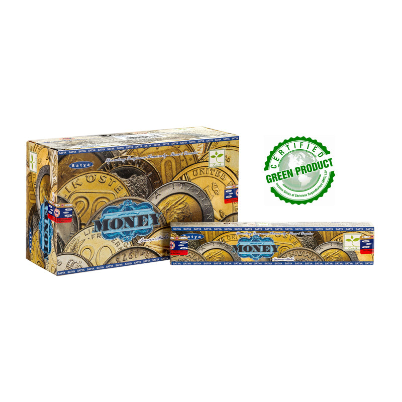 Satya Money Incense Sticks (12 pack)