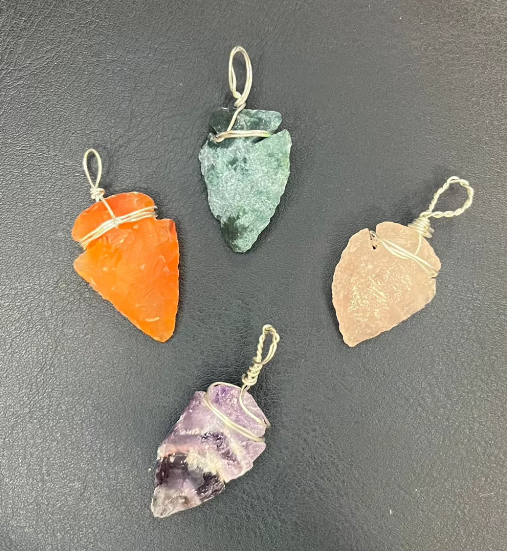Arrow Head Stone Pendant