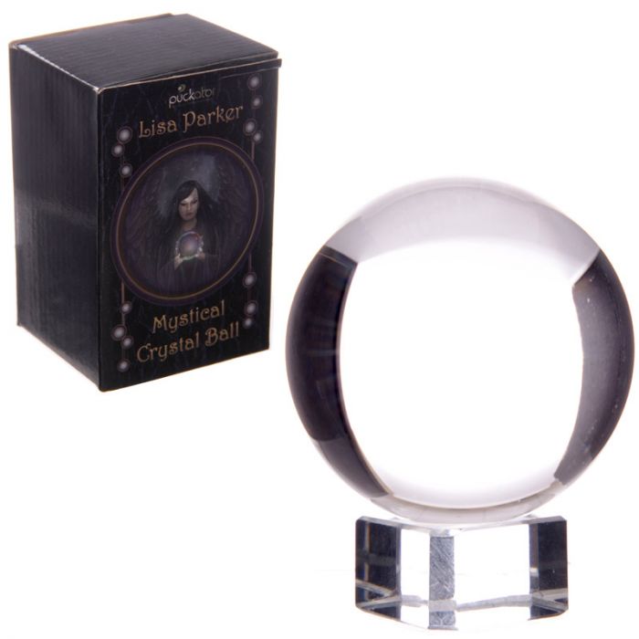 Crystal Ball with Glass Stand & Gift Box 5cm