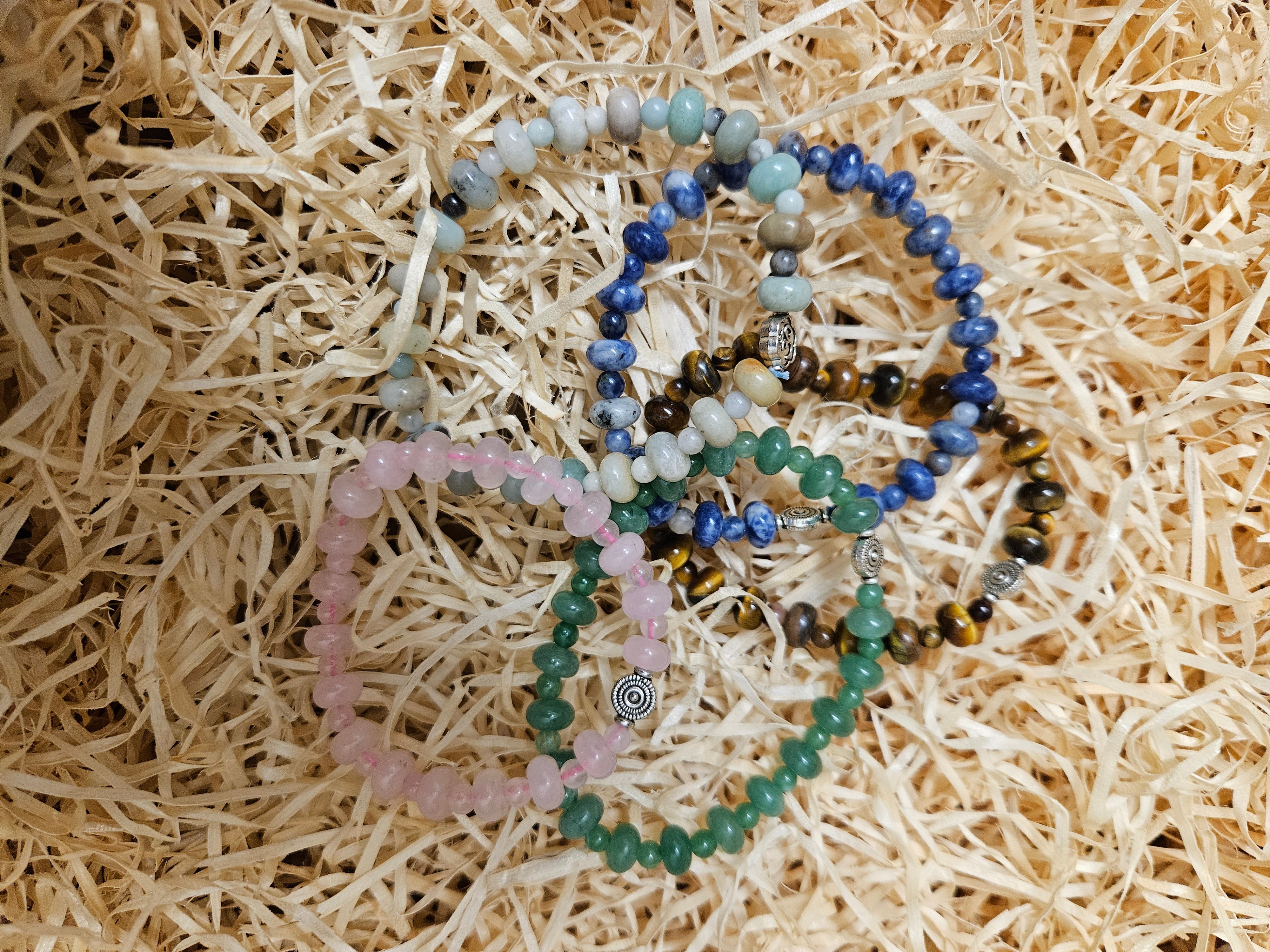 Bracelet with Alternate Sized Smooth Stones