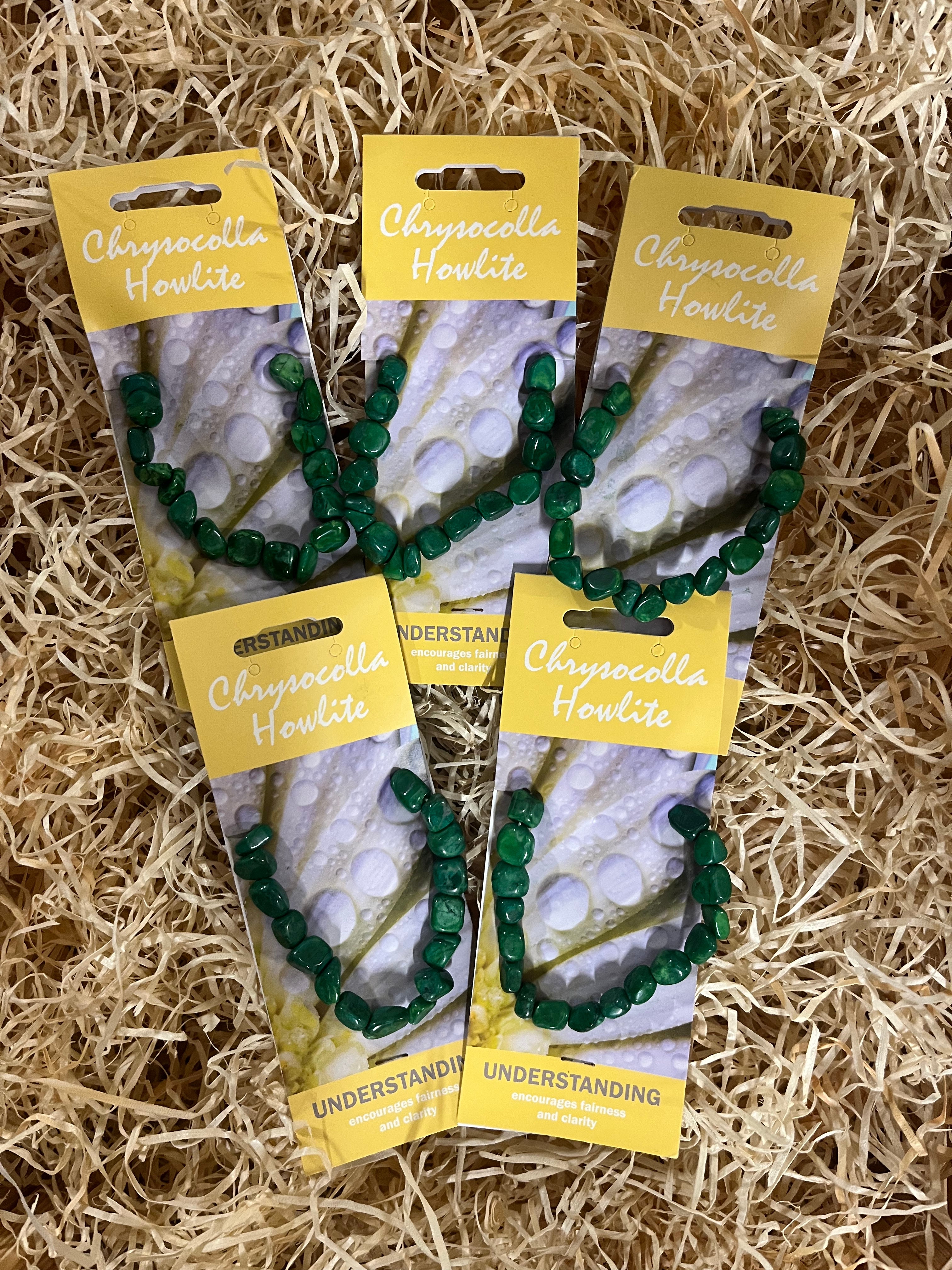 Chrysocolla Howlite Bracelet (Understanding)