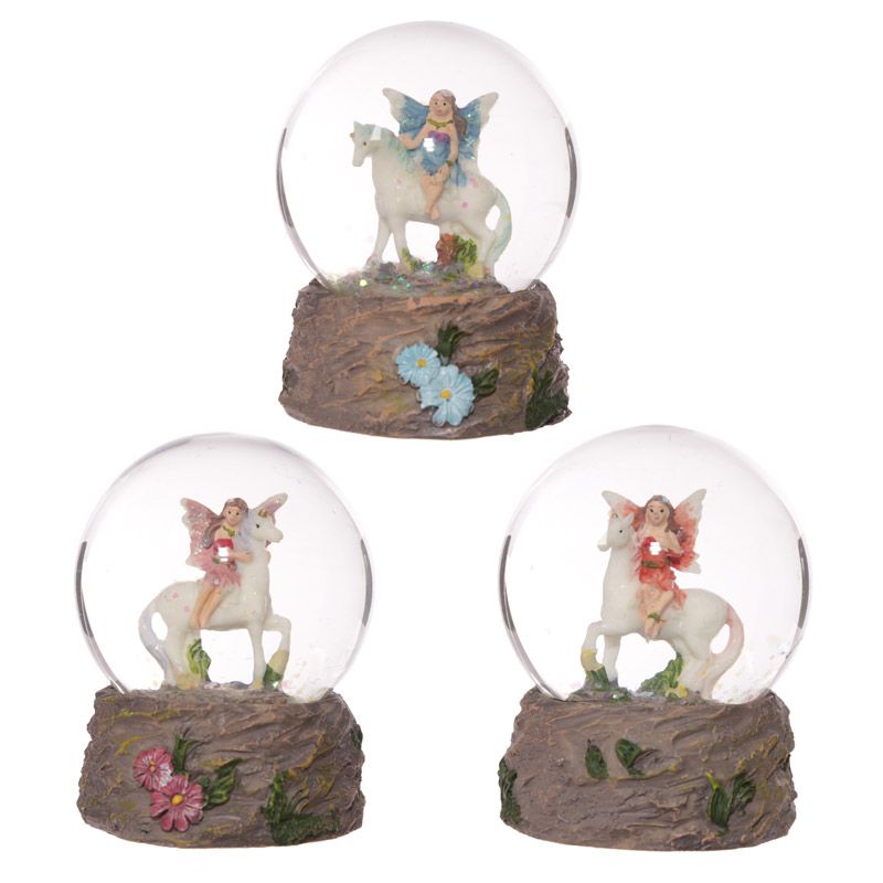 Flower Fairy Snow Globe