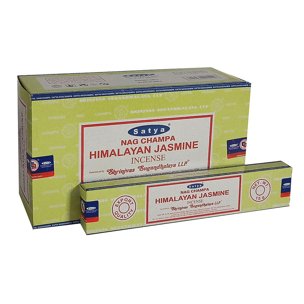 Satya Himalyan Jasmine Incense Sticks (12 pack)