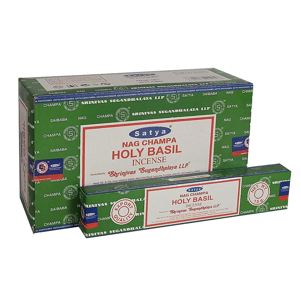 Satya Holy Basil Incense Sticks (12 pack)