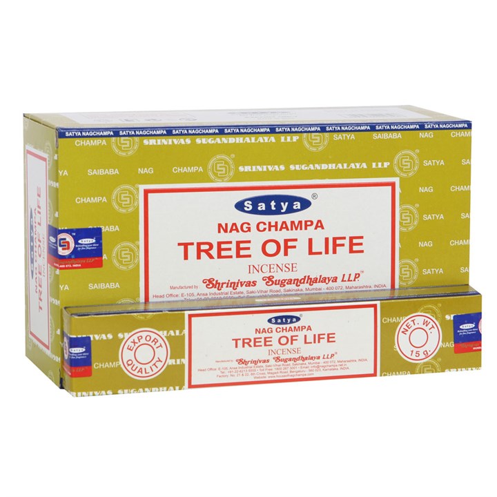 Satya Tree of Life Incense Sticks (12 pack)
