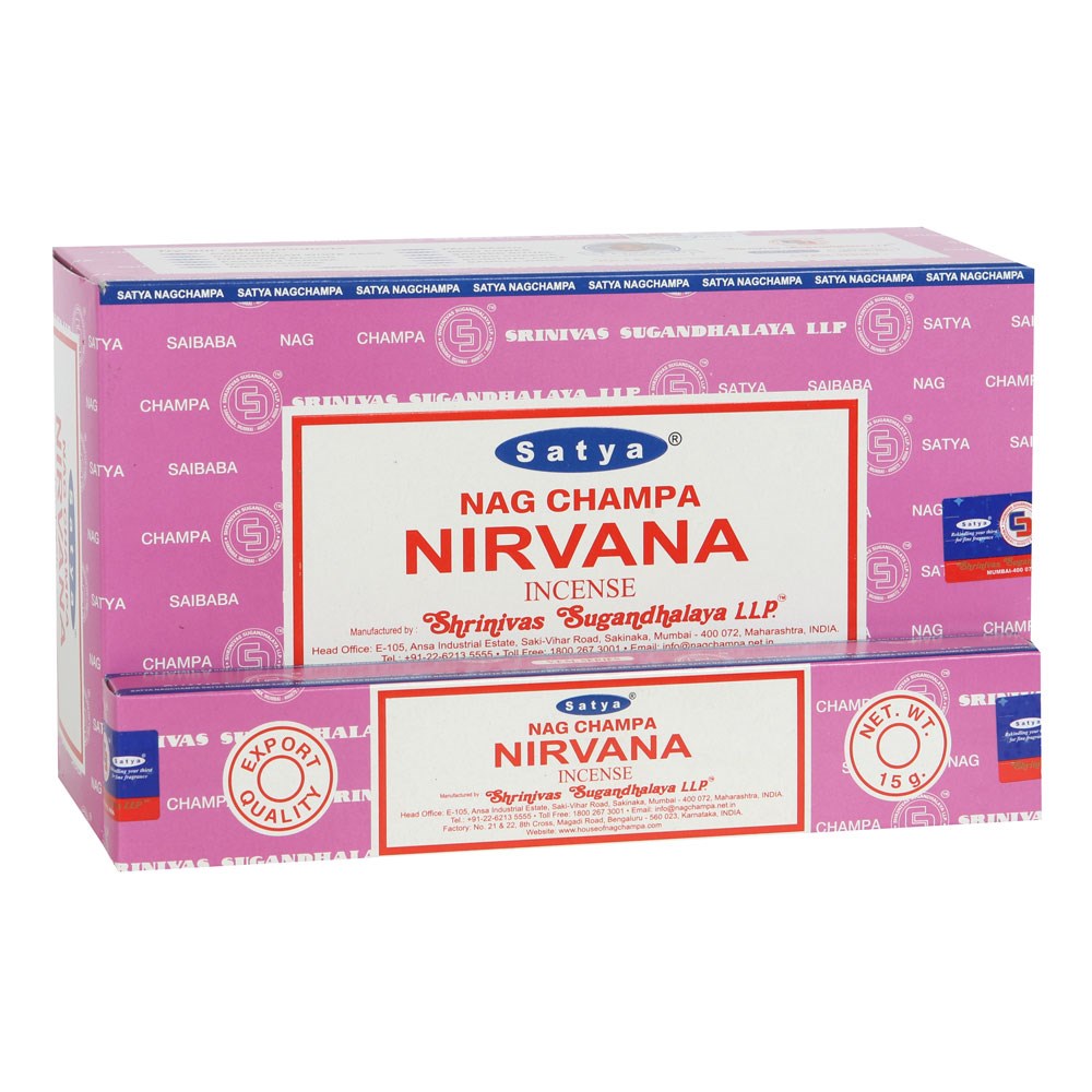 Satya Nirvana Incense Sticks (12 pack)