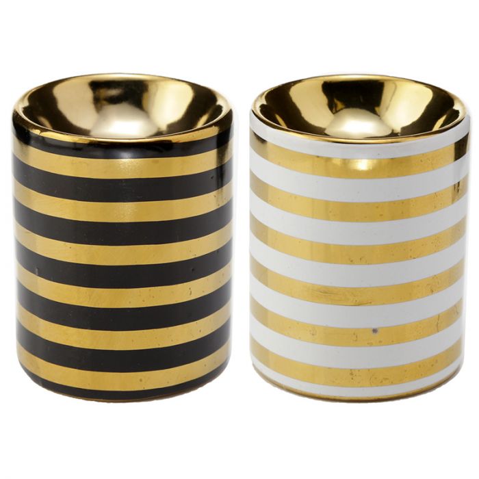 Eden Metallic Gold Stripe Small Burner