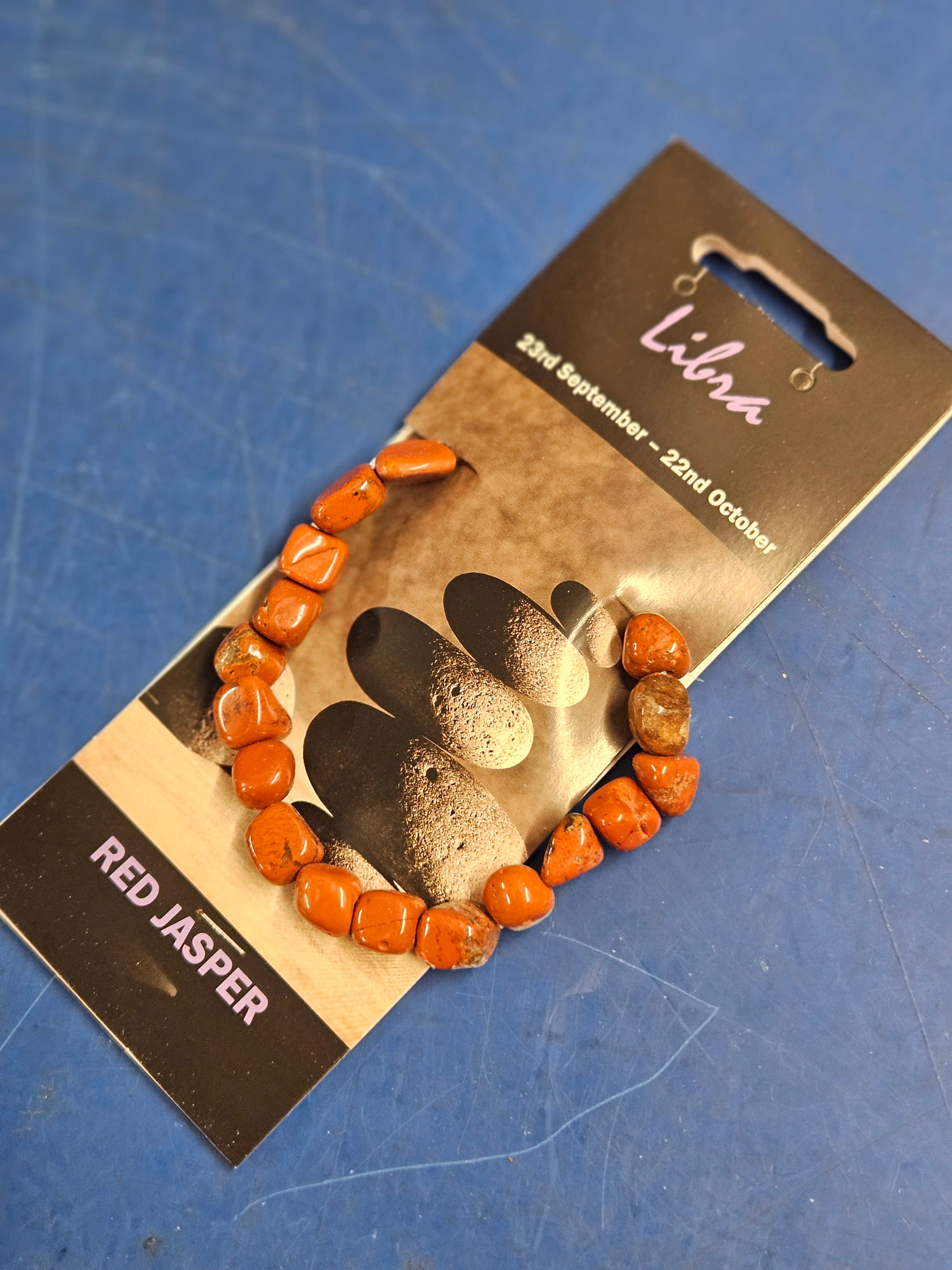 Red Jasper Bracelet - Zodiac (Libra)