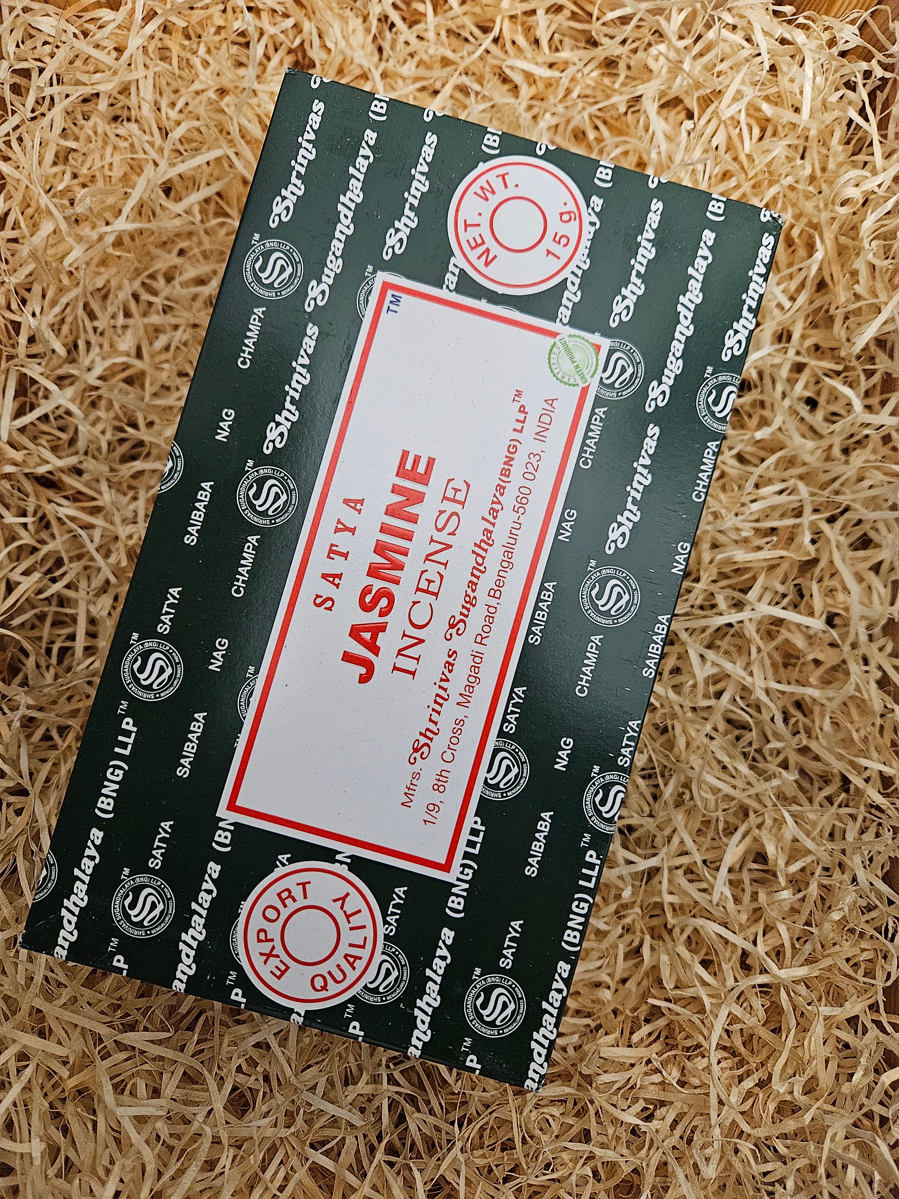 Satya Jasmine Incense Sticks (12 pack)