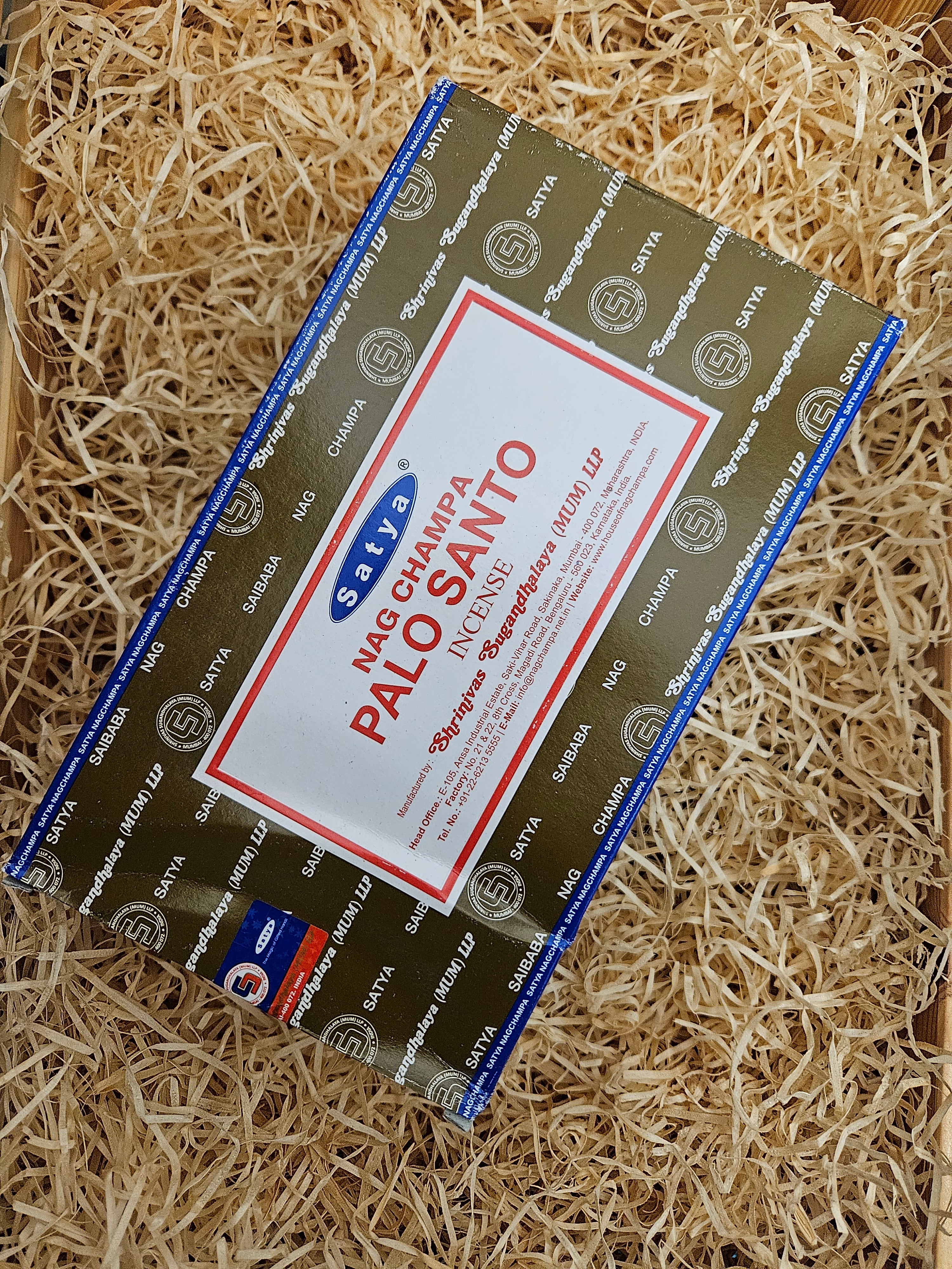 Satya Palo Santo Incense Sticks (12 pack)