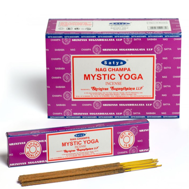 Satya Mystic Yoga Incense Sticks (12 pack)