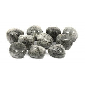 Tourmalinated Quartz Tumblestones (500g)