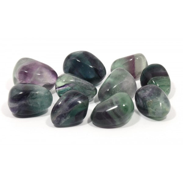 Fluorite Rainbow Tumblestones (500g)