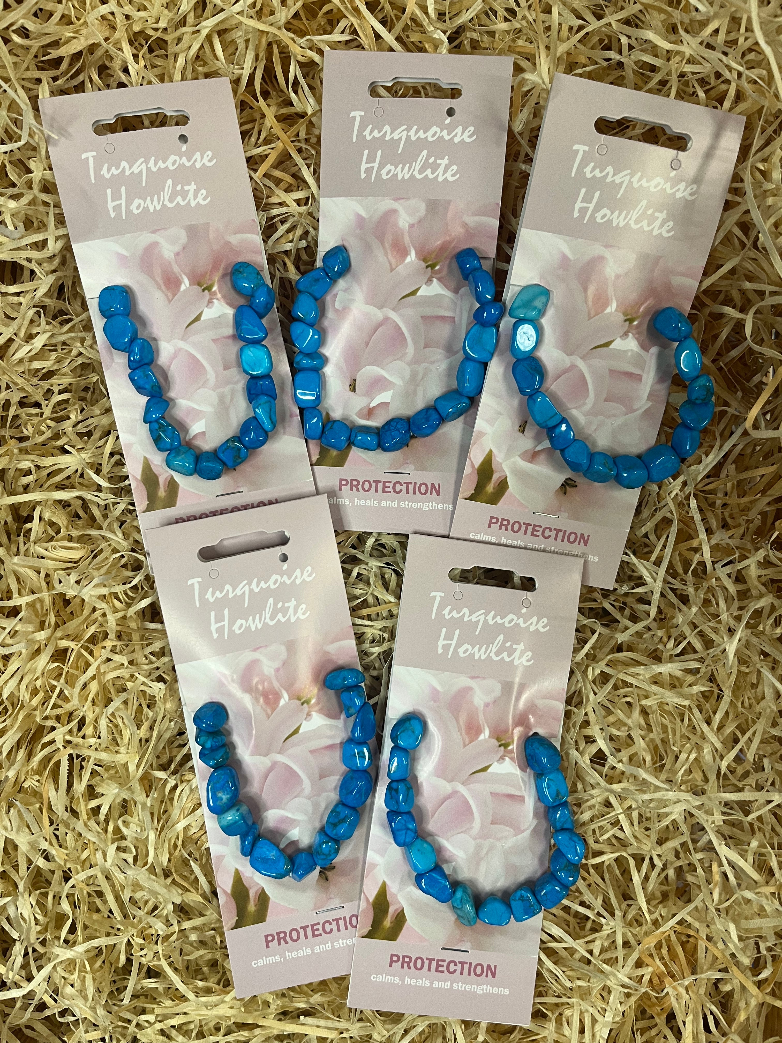 Turquoise Howlite Bracelet (Protection)