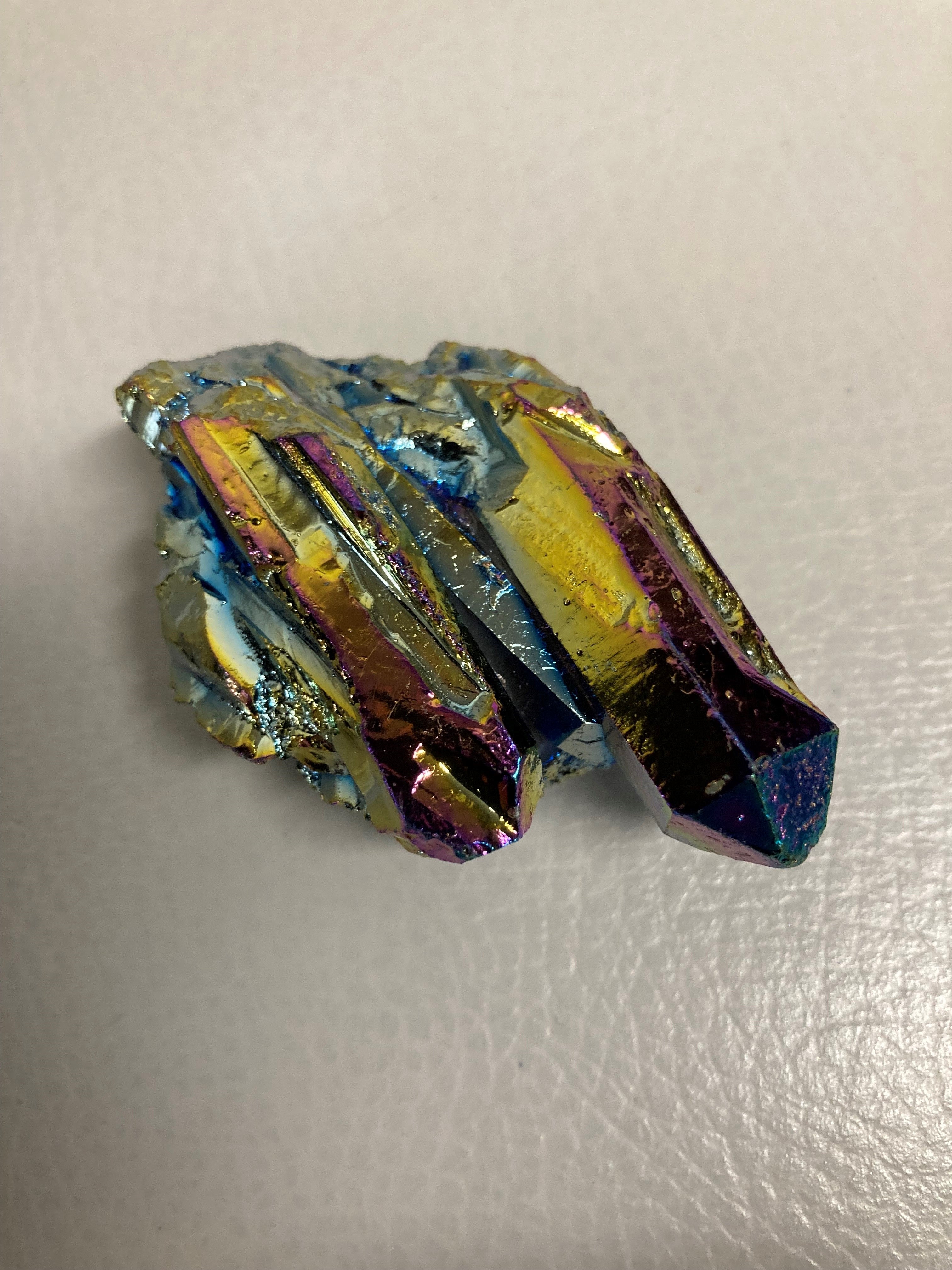 Quartz Aura Rainbow Cluster