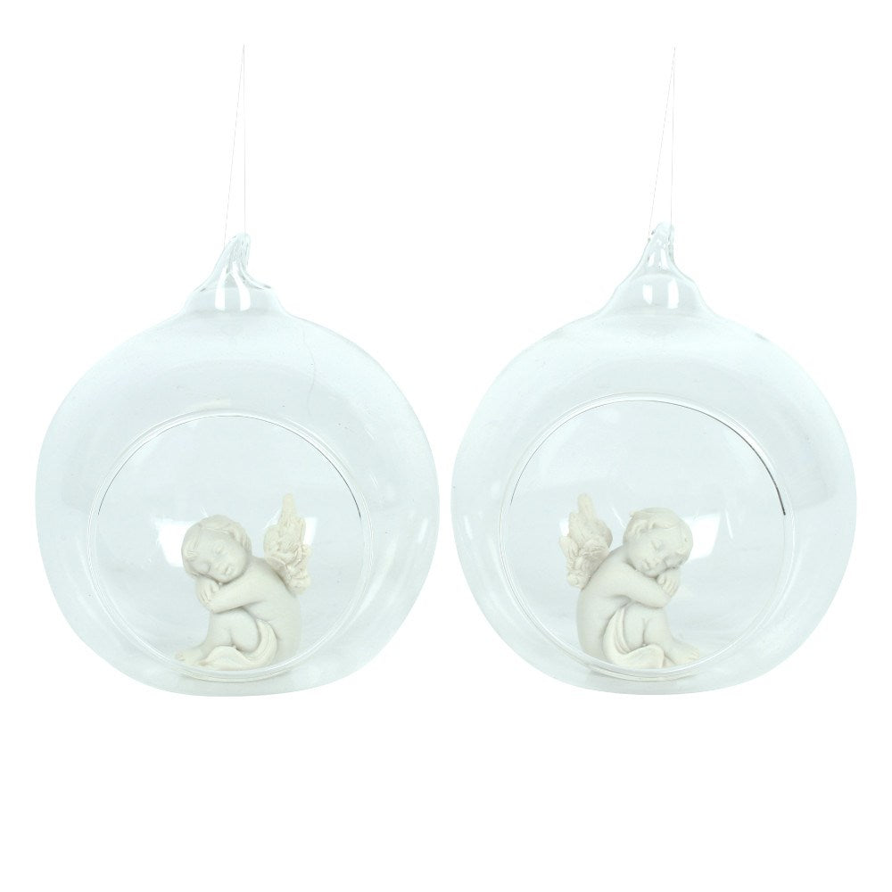 Angel in Hanging Glass Ball