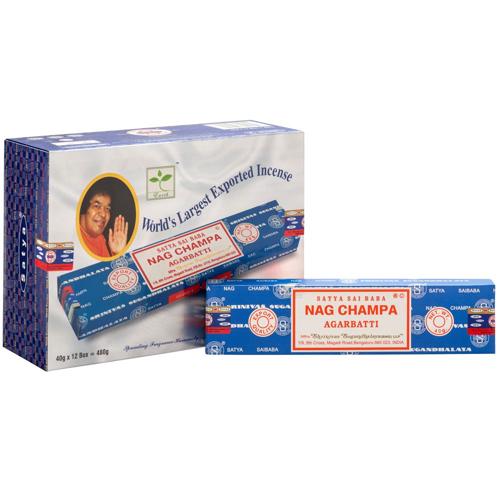 Satya Nagchampa Incense Sticks 40GMS (12 pack)