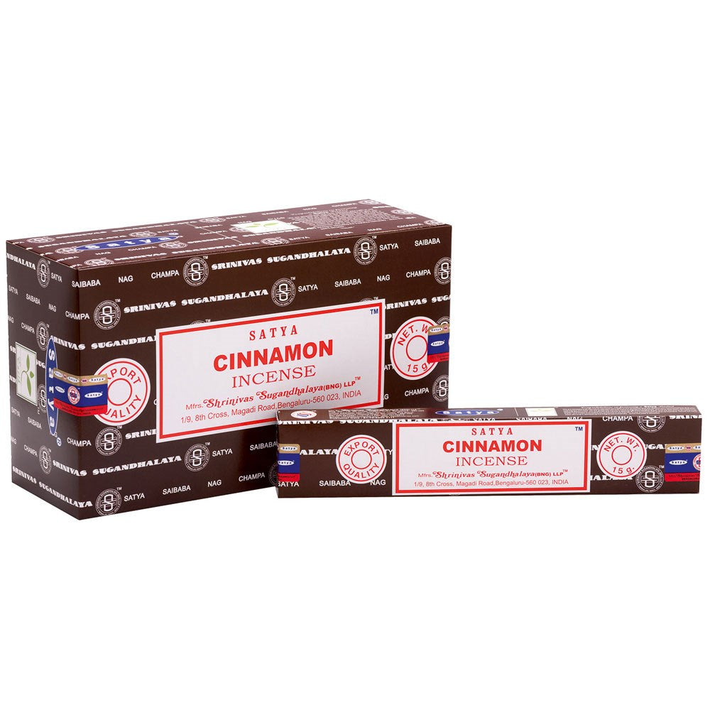 Satya Cinnamon Incense Sticks (12 pack)