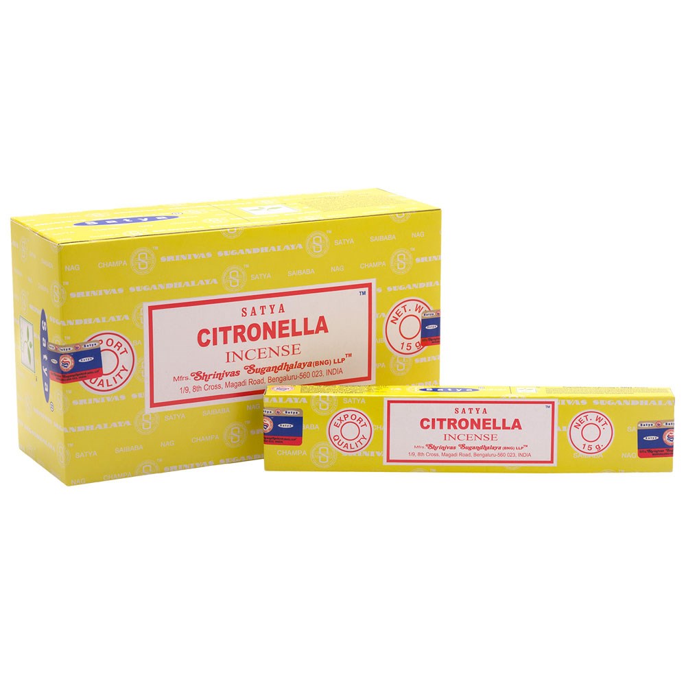 Satya Citronella Incense Sticks (12 pack)