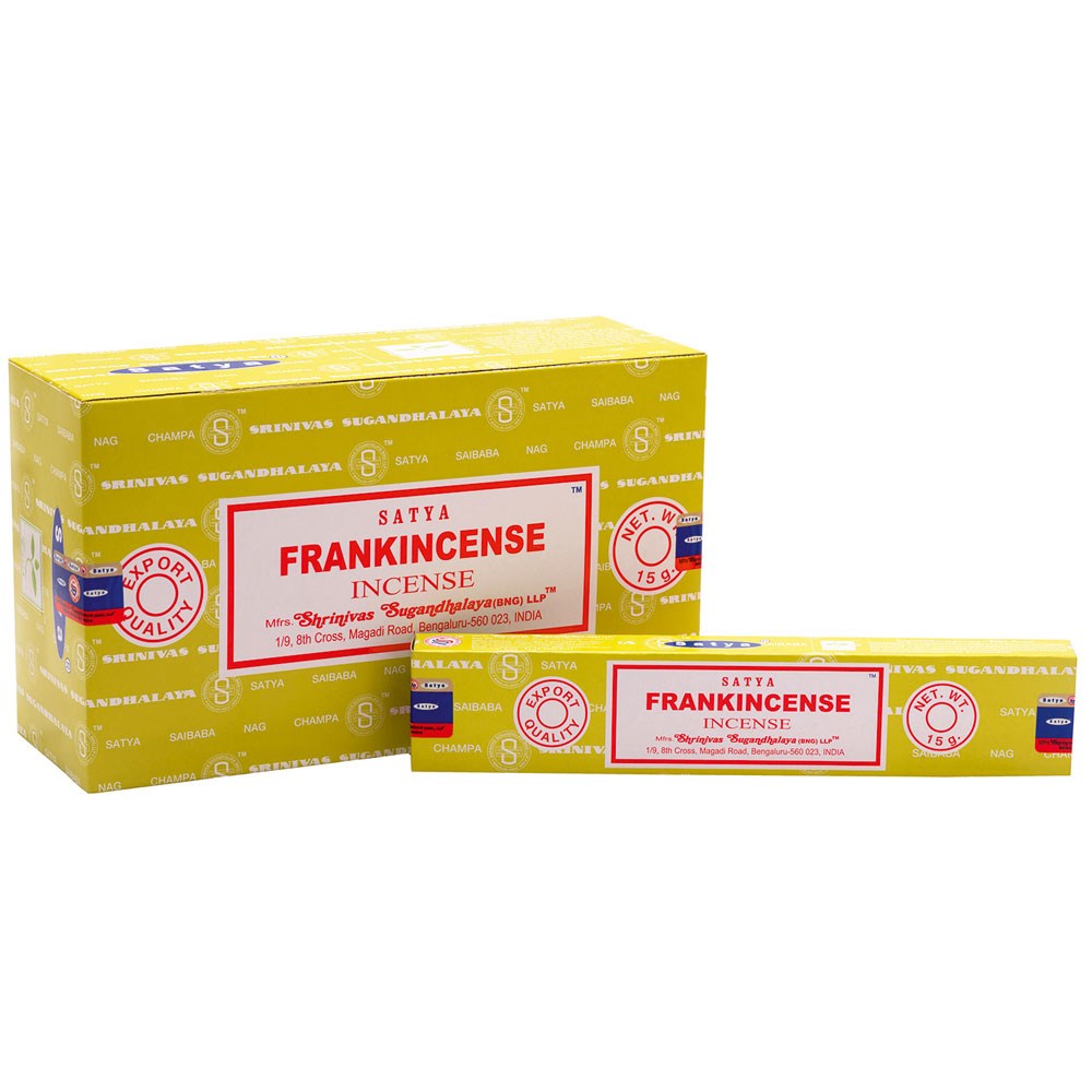 Satya Frankincense Incense Sticks (12 pack)