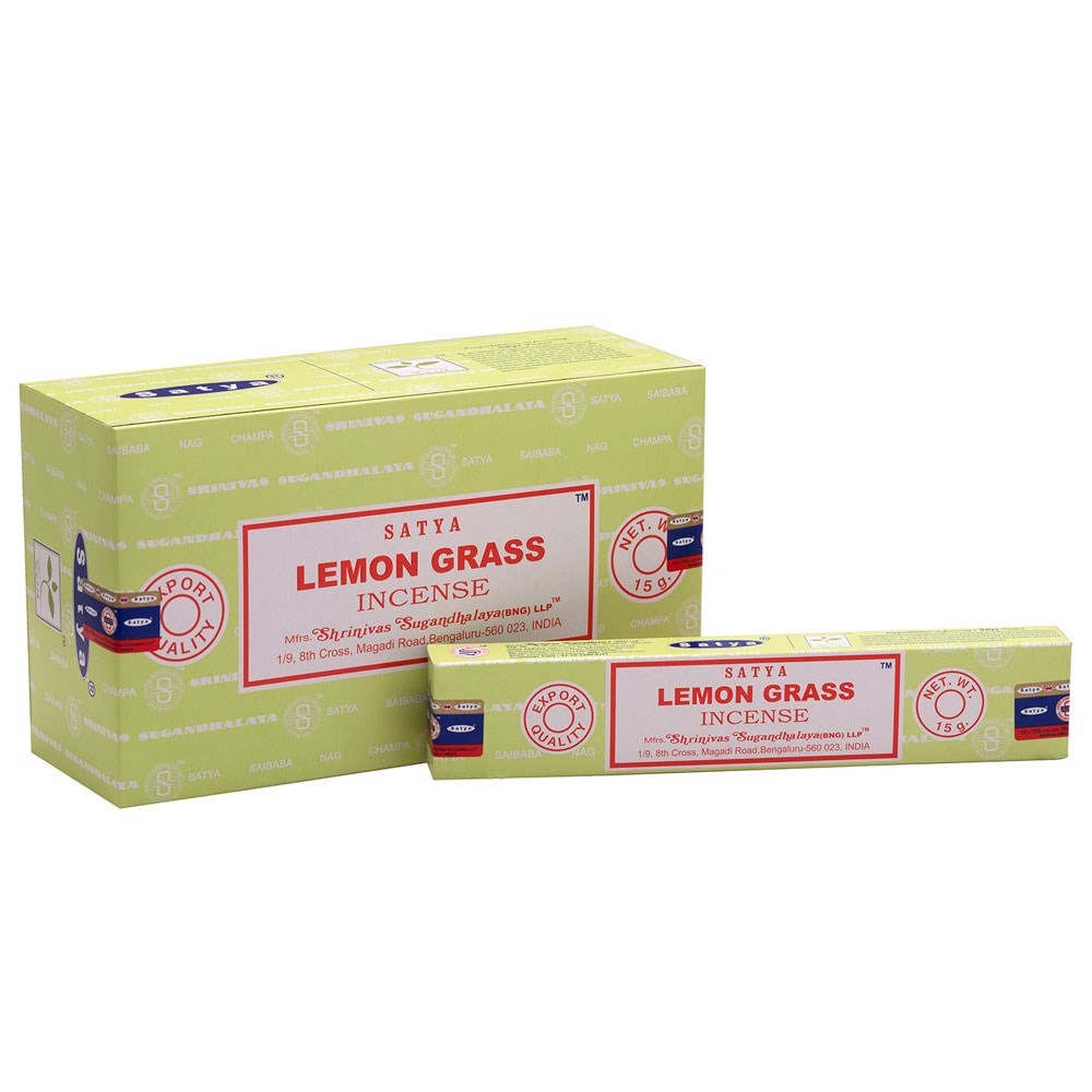 Satya Lemongrass Incense Sticks (12 pack)