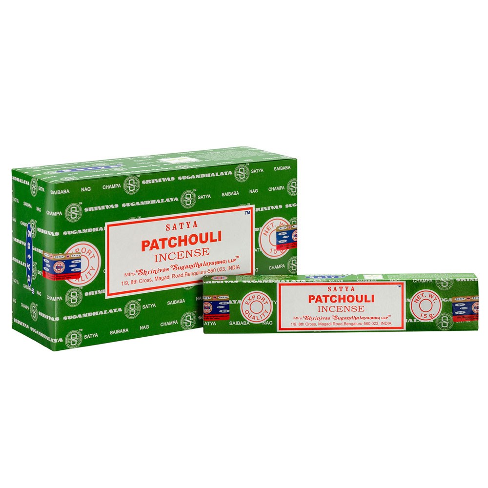Satya Patchouli Incense Sticks (12 pack)
