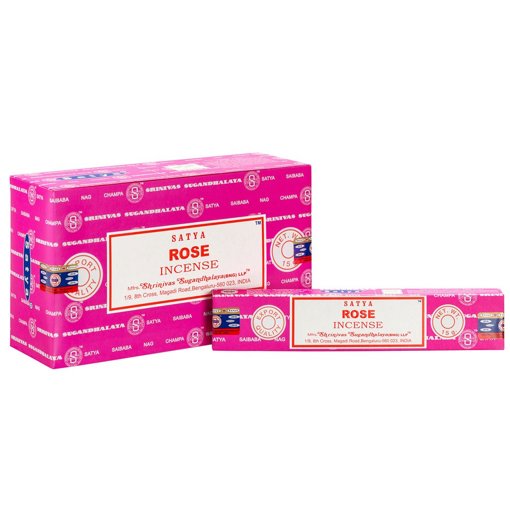 Satya Rose Incense Sticks (12 pack)