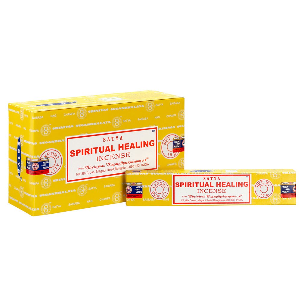 Satya Spiritual Healing Incense Sticks (12 pack)