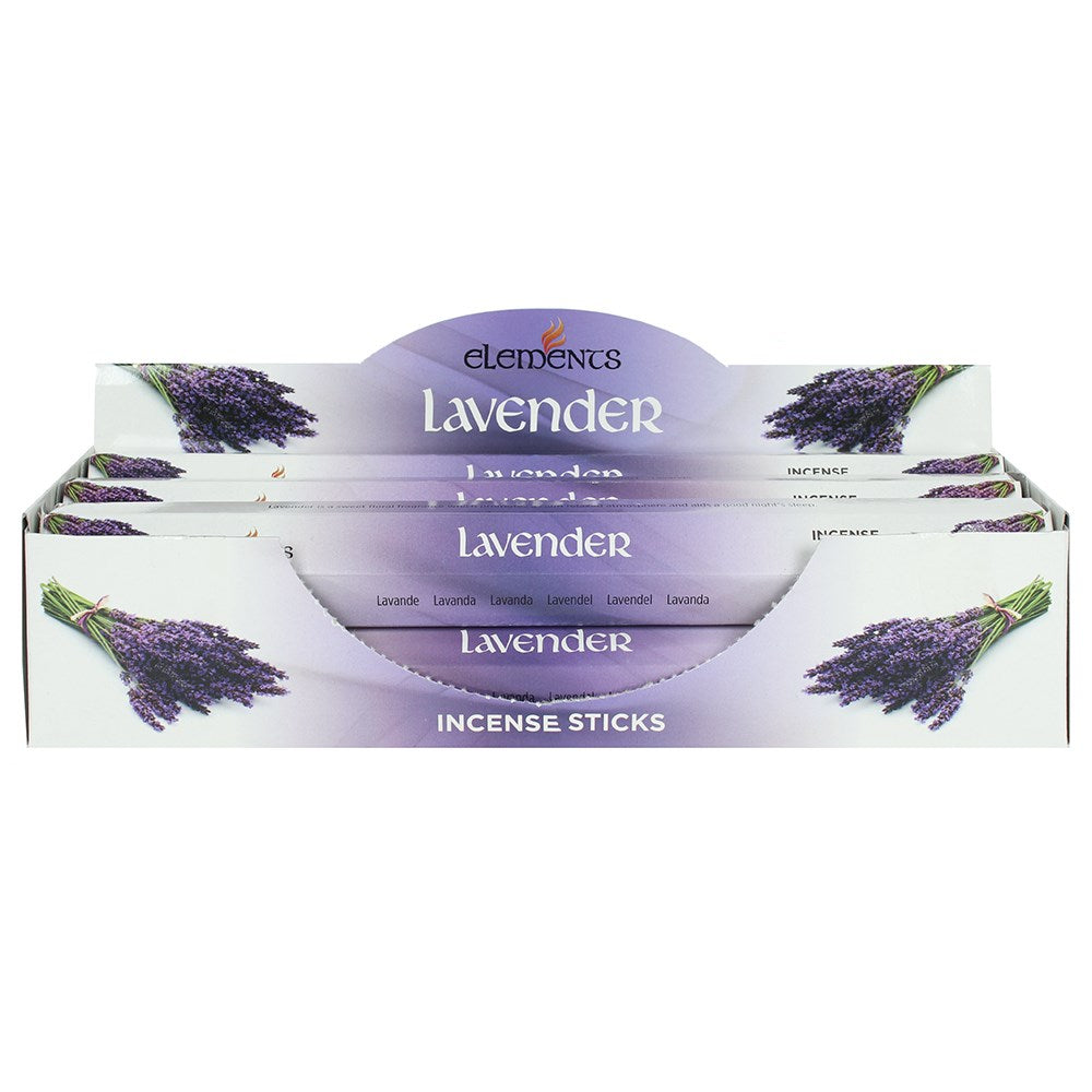 Elements Lavender incense sticks (6 pack)