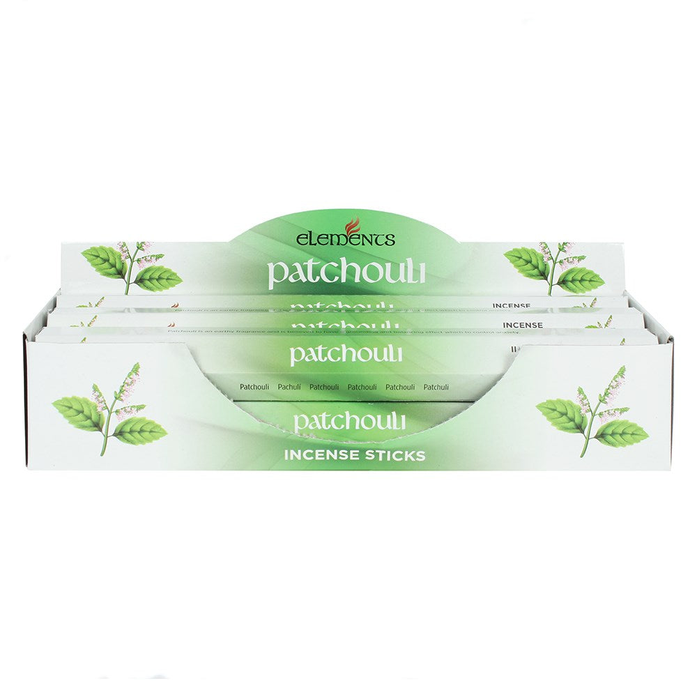 Elements Patchouli incense sticks (6 pack)
