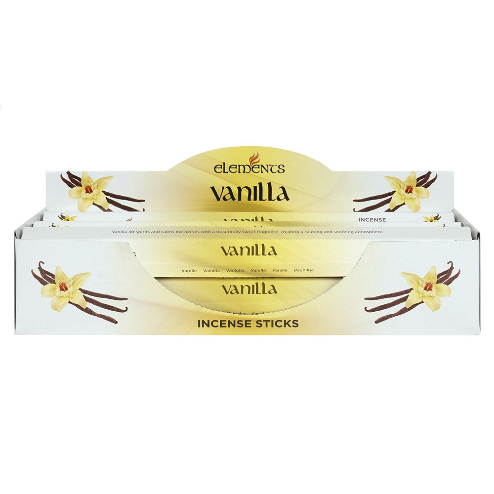 Elements Vanilla incense sticks (6 pack)