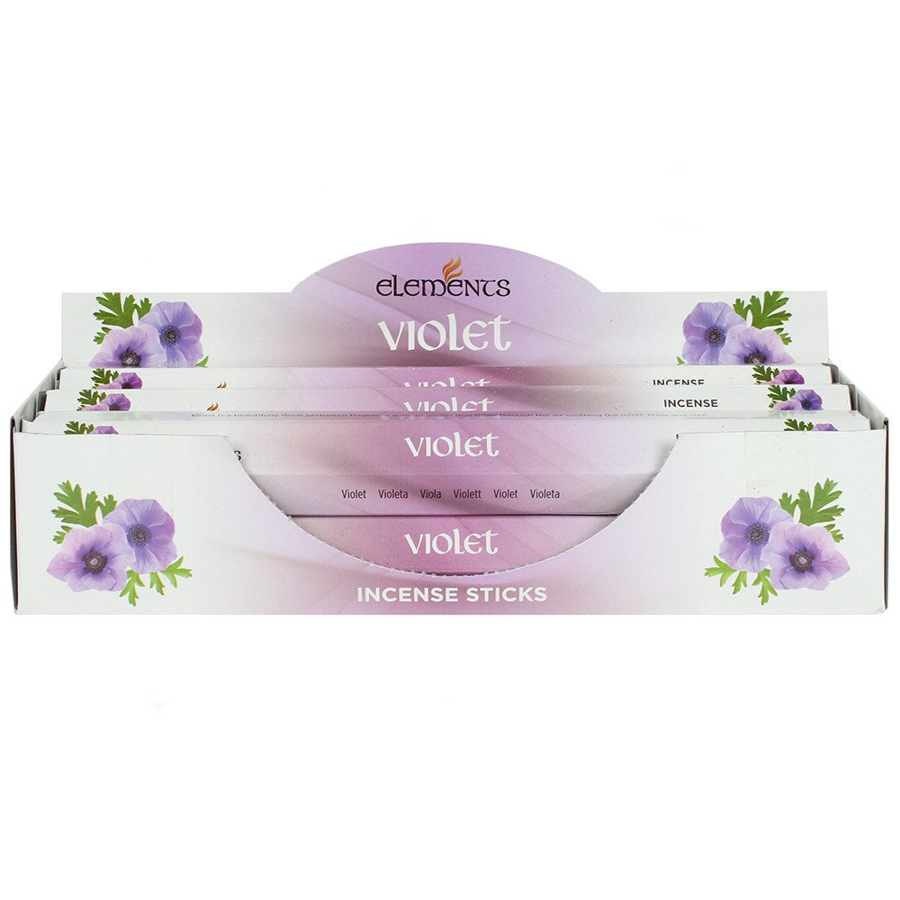 Elements Violet incense sticks (6 pack)