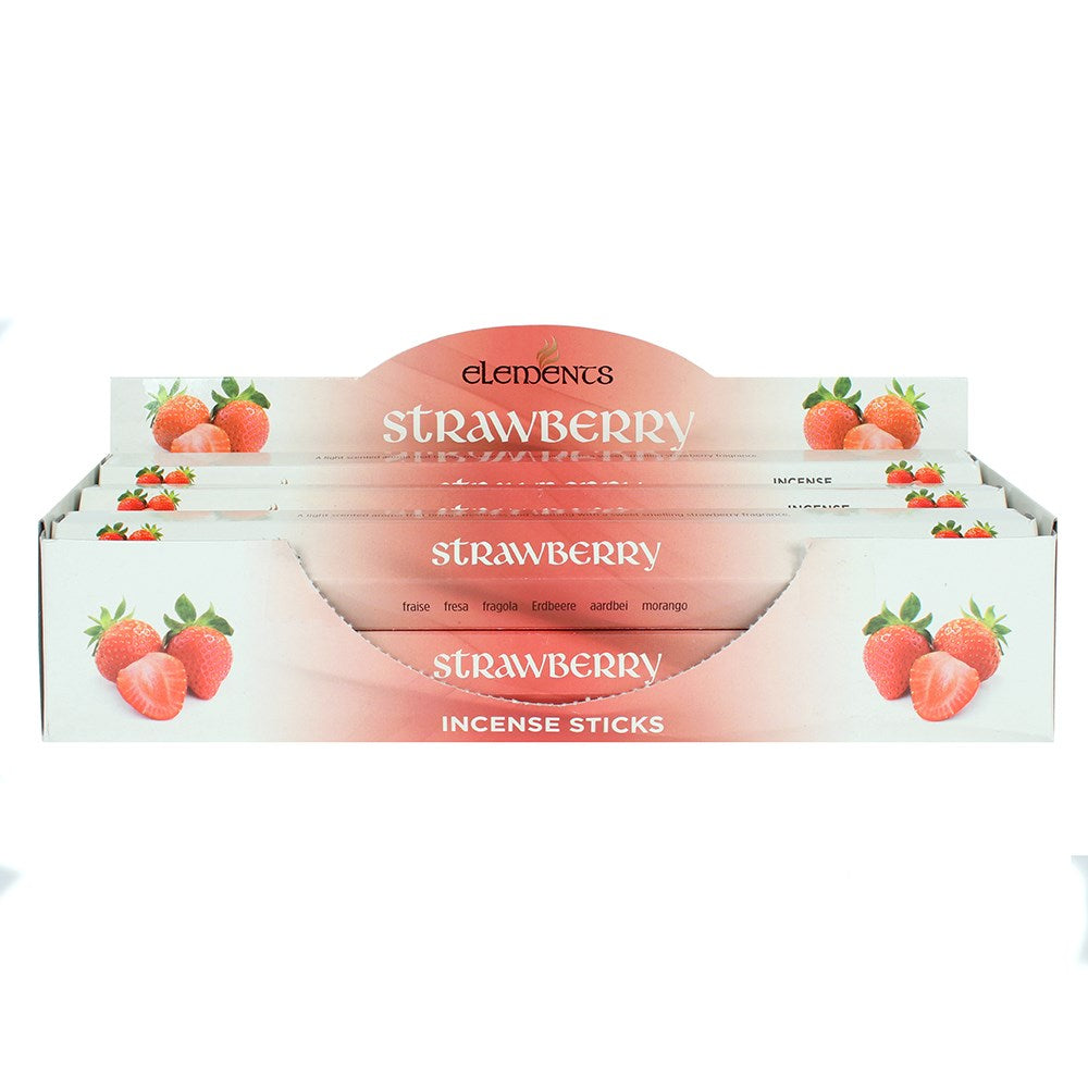 Elements Strawberry incense sticks (6 pack)