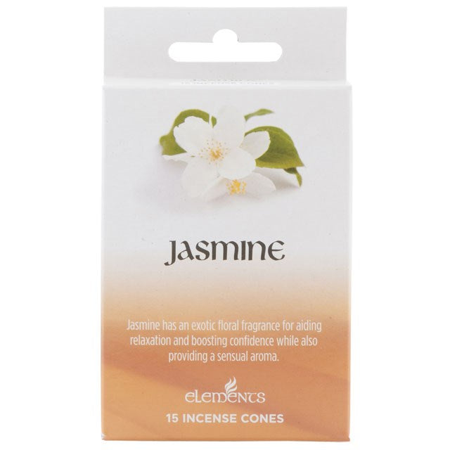 Elements Jasmine incense cones (12 pack)