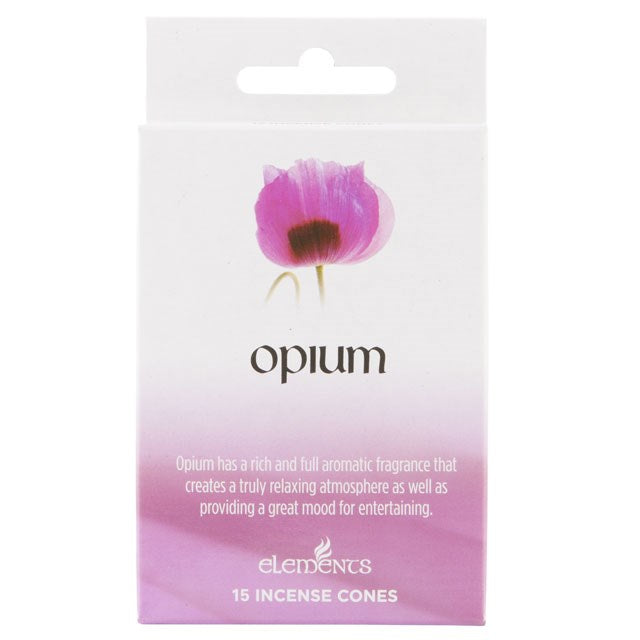 Elements Opium incense cones (12 pack)