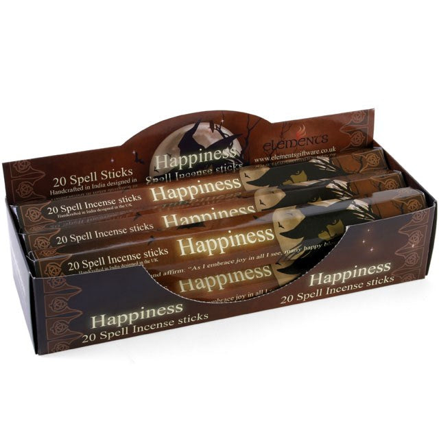 Elements Happiness spell incense (6 pack)