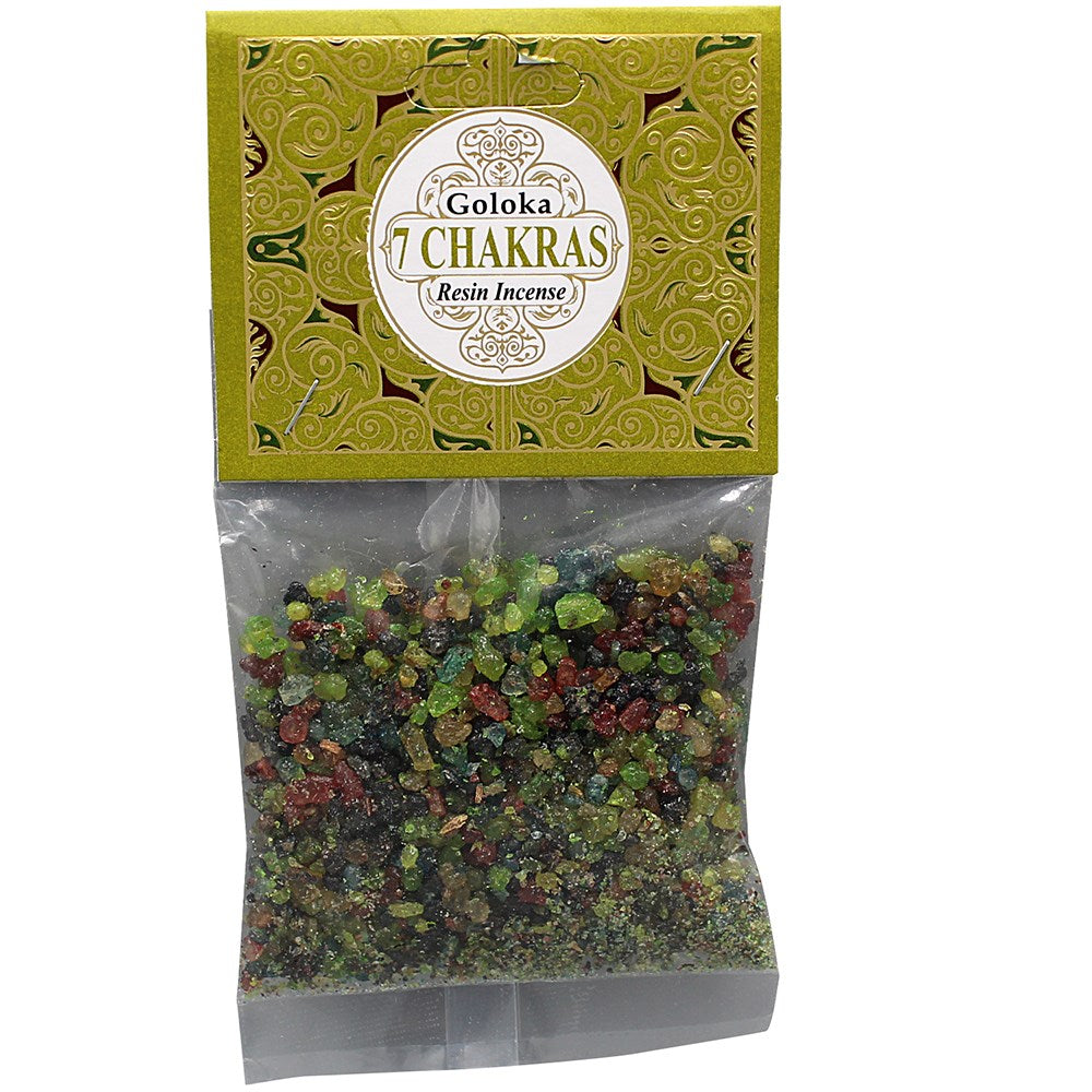 Goloka Resin Incense - 7 Chakras