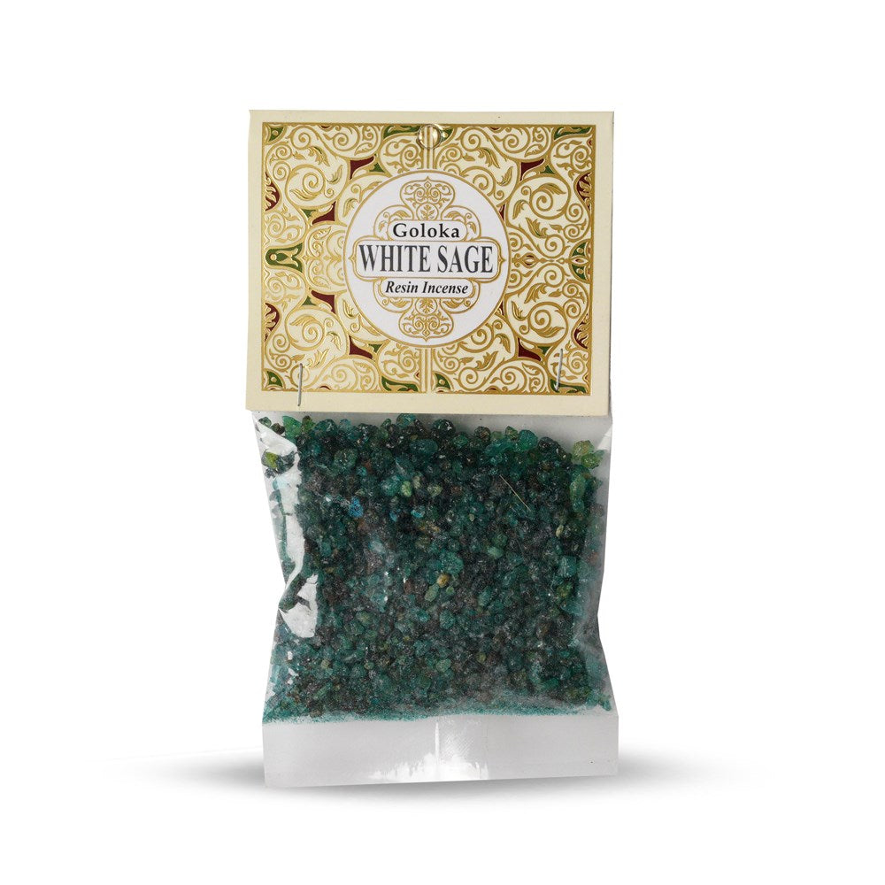 Goloka Resin Incense - White Sage