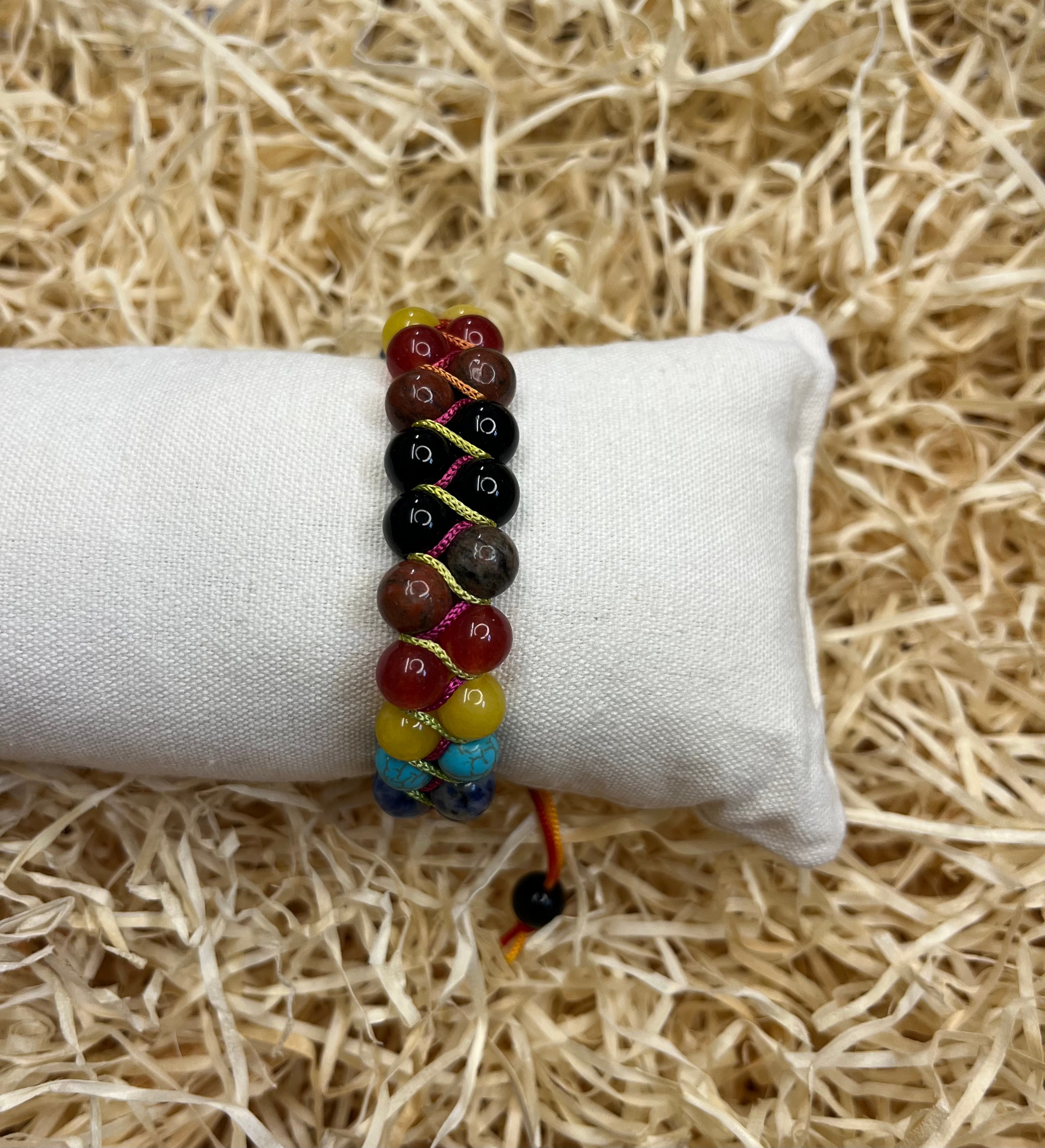 Double Band Chakra Bead Bracelet
