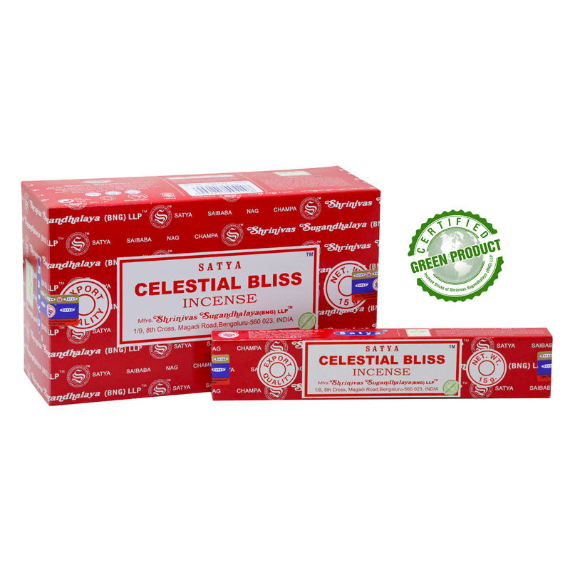 Satya Celestial Bliss Incense Sticks (12 pack)