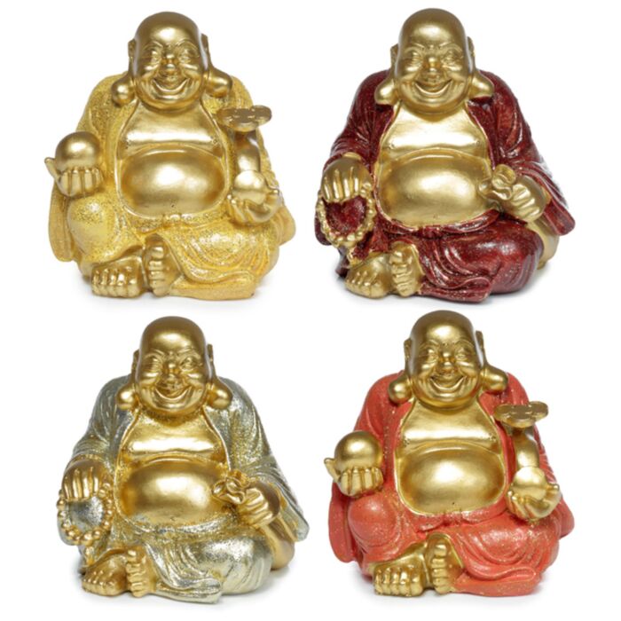 Mini Lucky Glitter Chinese Laughing Buddha