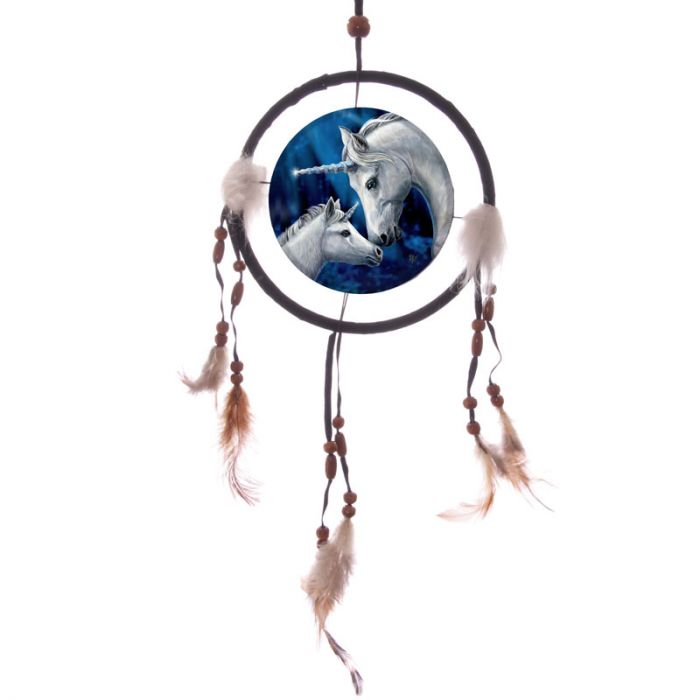 Sacred Love Unicorn Dreamcatcher 16cm - Lisa Parker