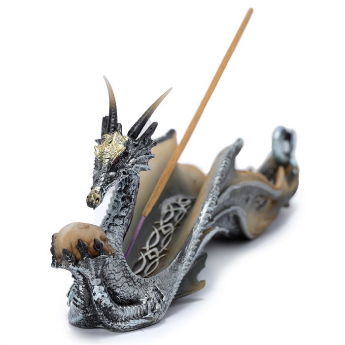 Shimmering Dragon Ashcatcher Incense Stick Burner