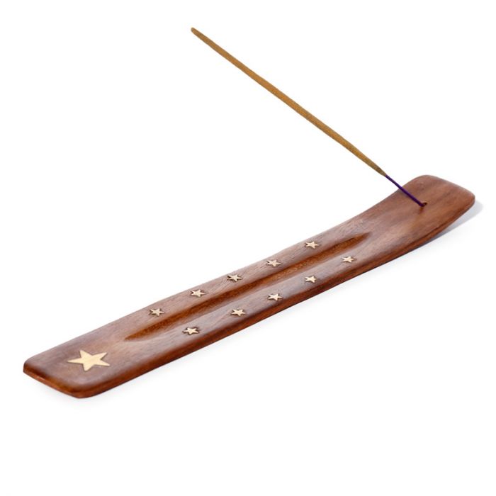 Inlayed Wooden Incense Ashcatcher 25cm