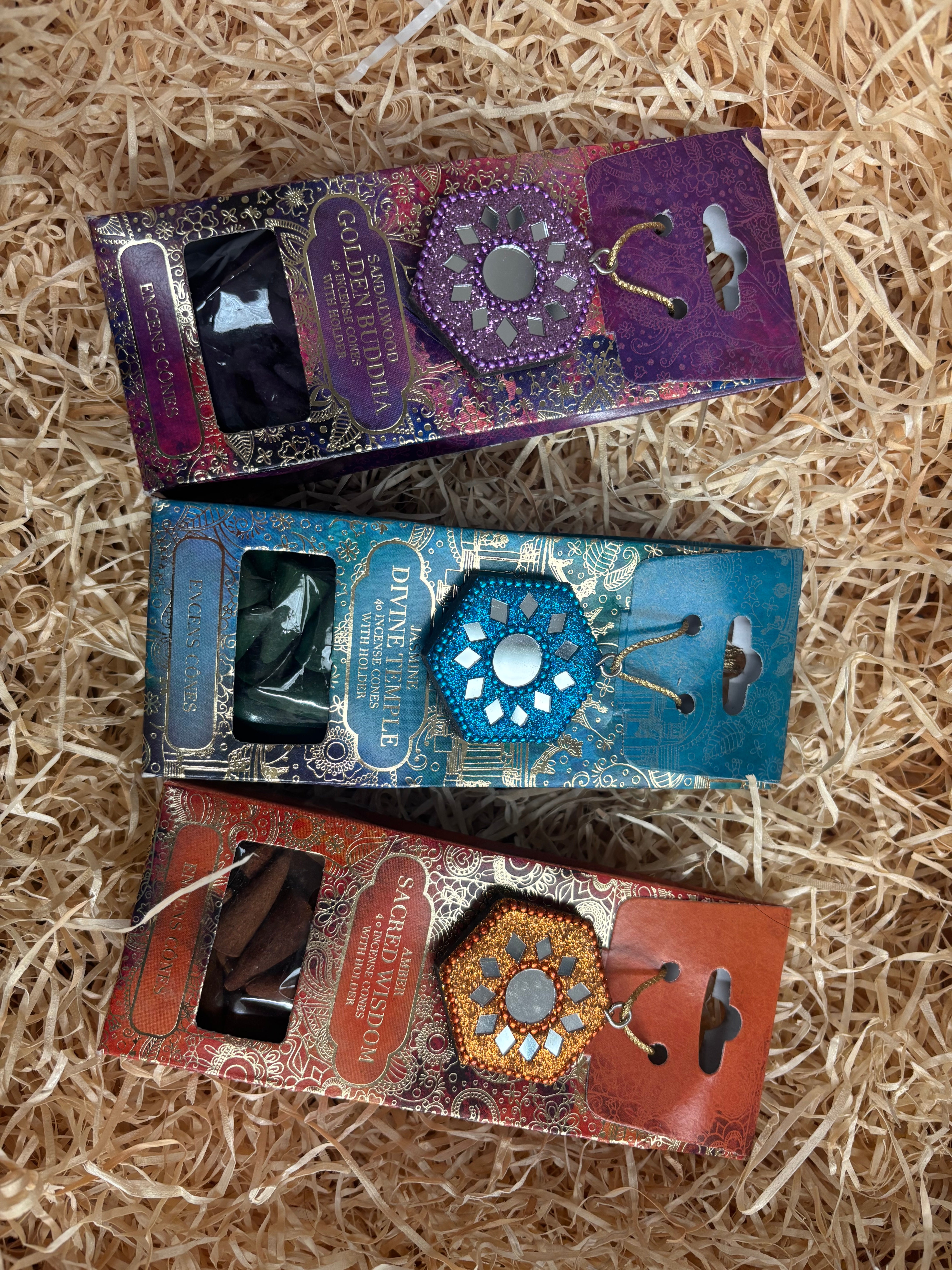 Incense Cones with Holder (40)