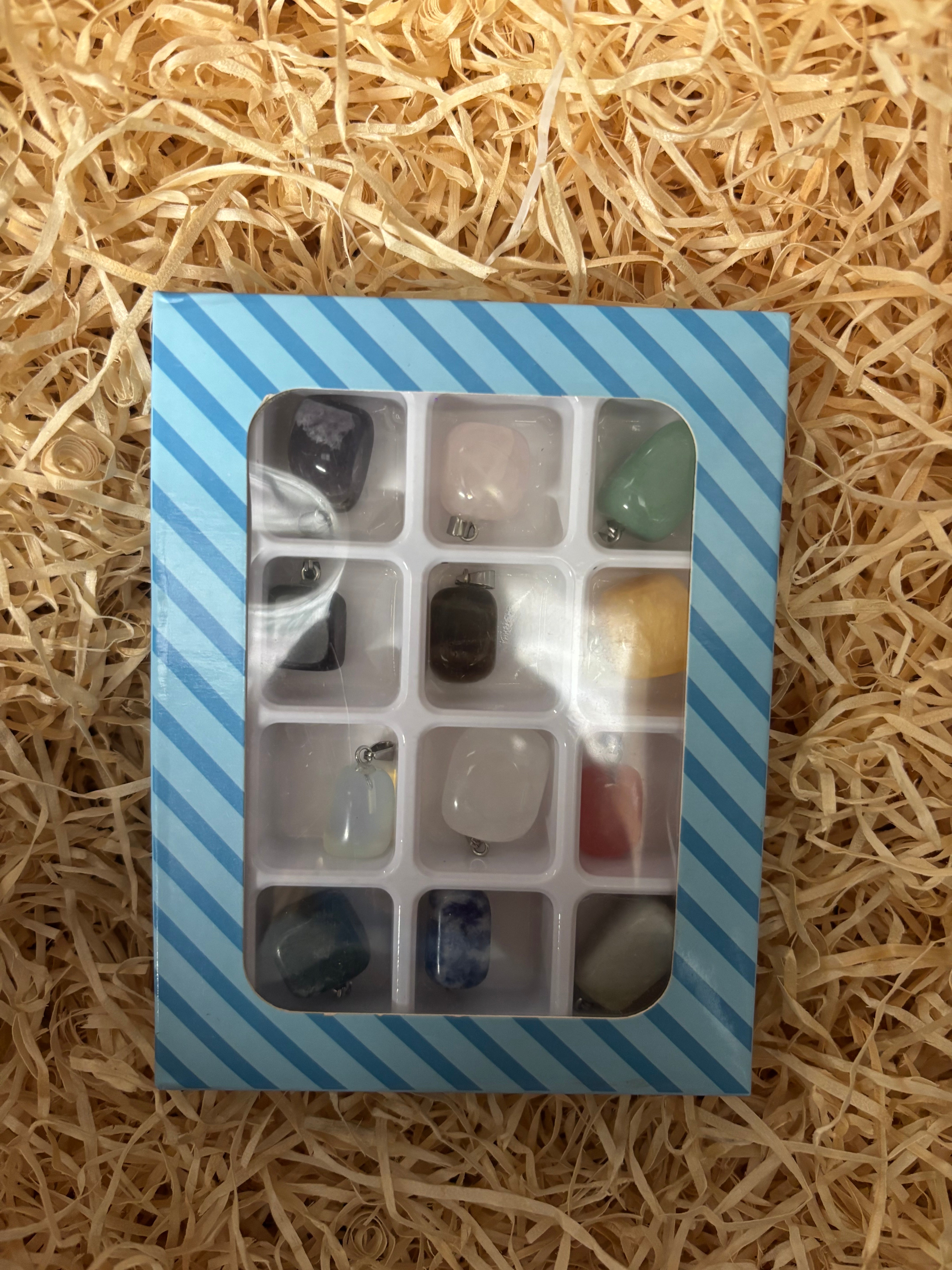 Gemstone Pendant Set (12)