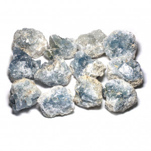 Celestine Rough Tumblestones (500g)