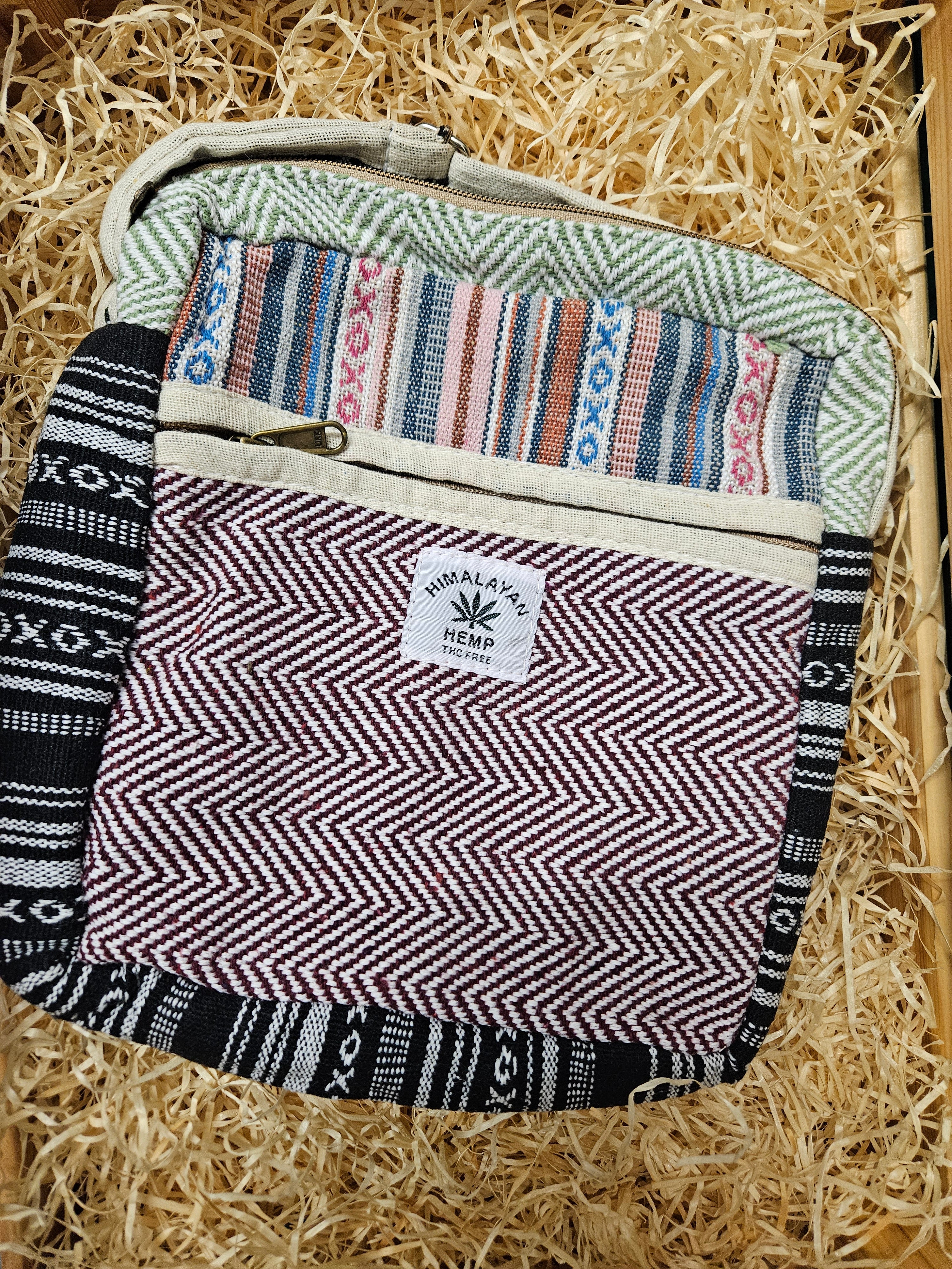 Hemp Passport Bag Large