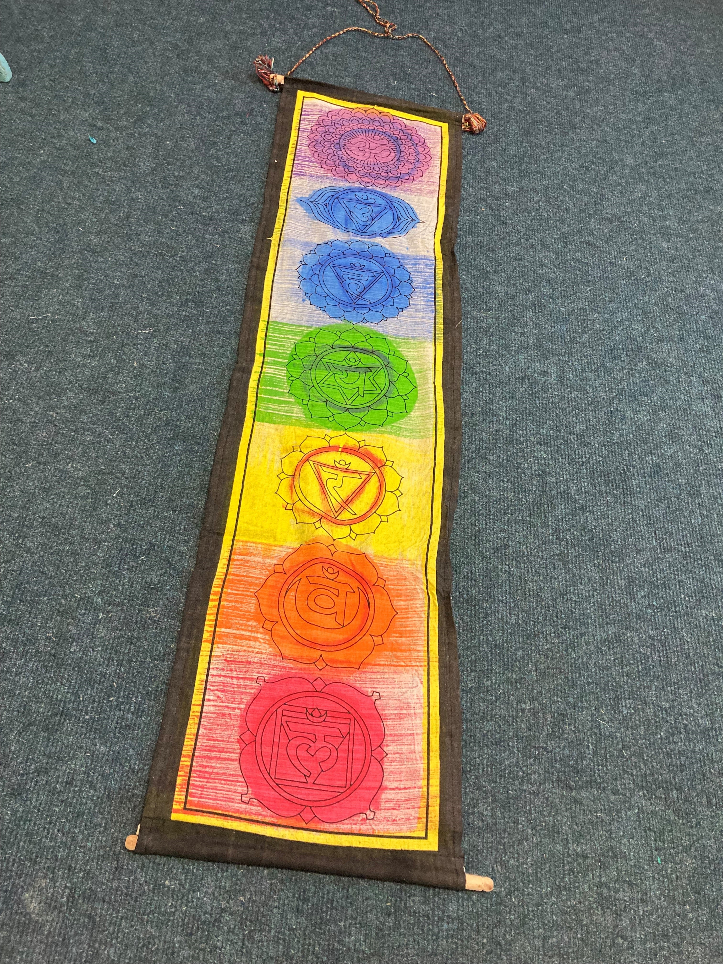 Chakra Reiki hanging banner